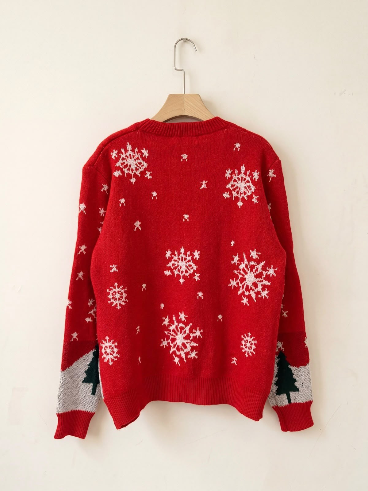 Women's Christmas Gingerbread Man Knit Sweater – Festive Winter Jumper